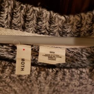 Anthropologie Moth Cropped Sweater